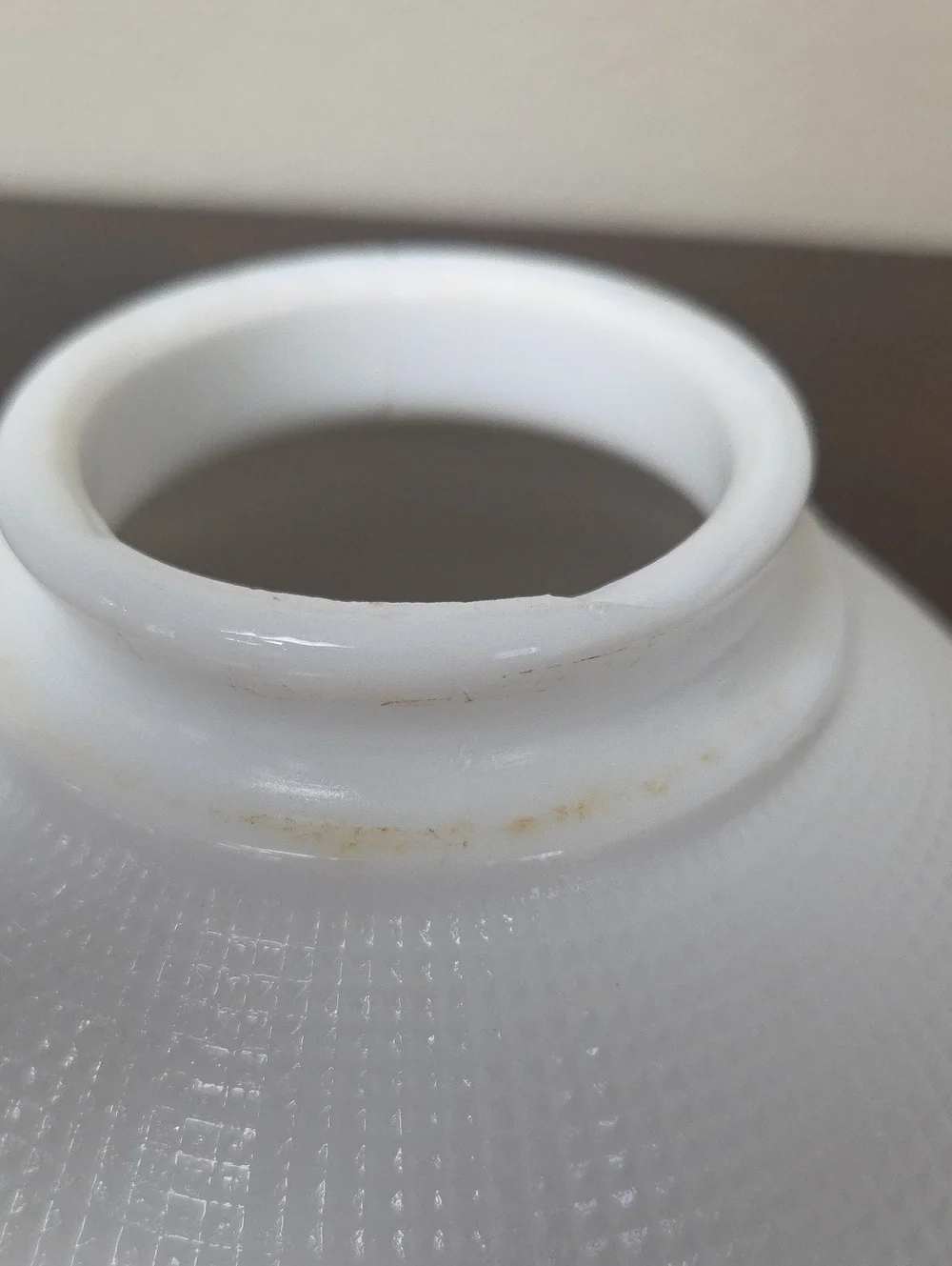 Vintage White Milk Glass Lamp Shade